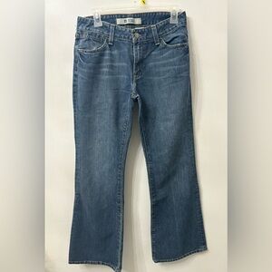 Gap Original Flare Blue Jeans Women’s size 6 Ankle Medium Washed Length 37.5”